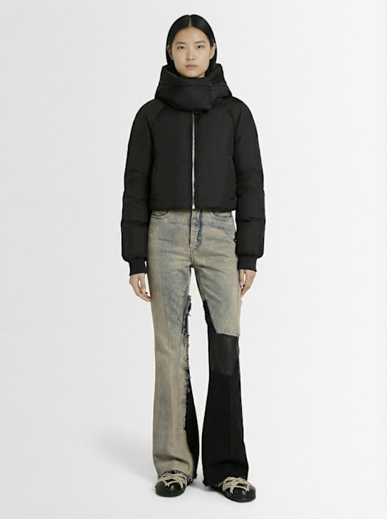 Rick Owens DRKSHDW: Down bomber jacket - Black - women_1 | Luisa Via Roma