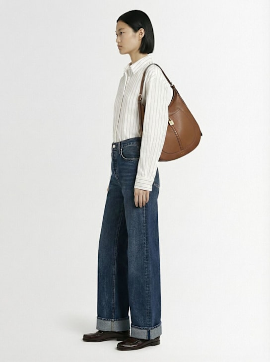 DeMellier: The Siena grain leather hobo bag - women_1 | Luisa Via Roma