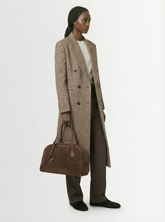 Liffner: Bowling suede shoulder bag - women_1 | Luisa Via Roma