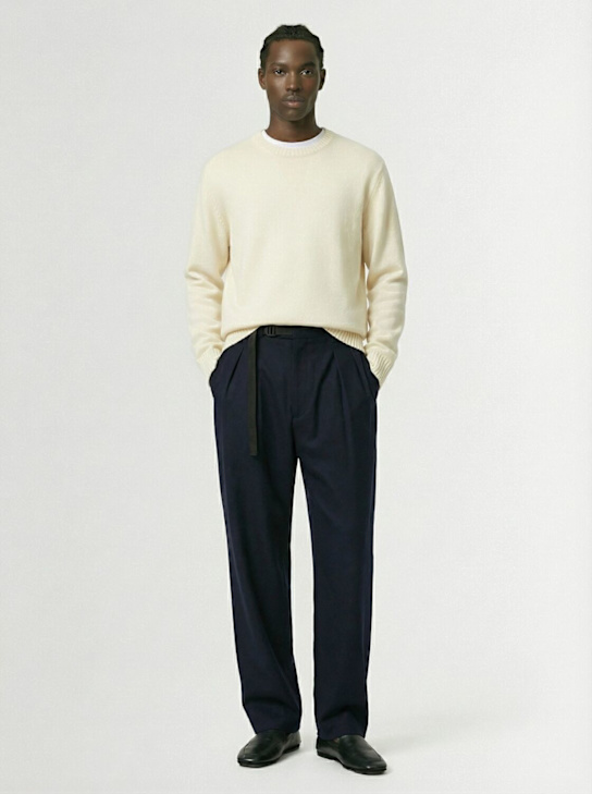Seven Gauge: Wool blend pants - men_1 | Luisa Via Roma