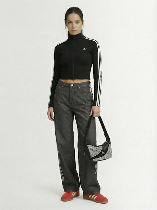 adidas Originals: Borsa a spalla lucida - women_1 | Luisa Via Roma