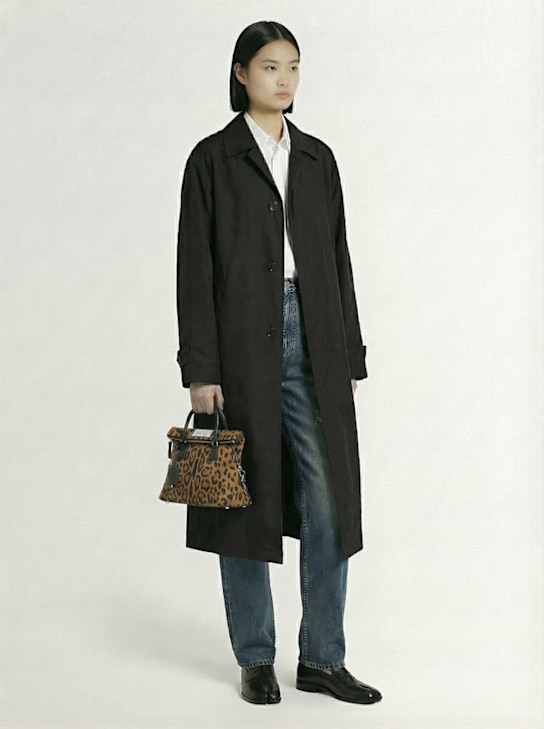 Maison Margiela: 5AC Loved To Death top handle bag - レオパード - women_1 | Luisa Via Roma