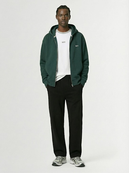 SOTF: Full zip hoodie - Forest Green - men_1 | Luisa Via Roma