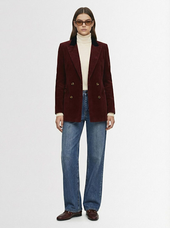 Blazé Milano: Chaqueta blazer de algodón - women_1 | Luisa Via Roma