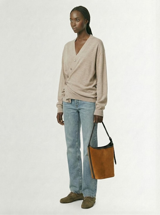 Proenza Schouler: Brant suede bucket bag - women_1 | Luisa Via Roma