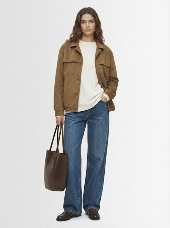 The Frankie Shop: Giacca Hester in camoscio - women_1 | Luisa Via Roma