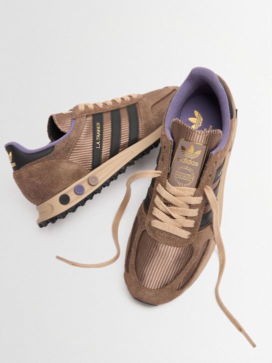 adidas Originals: L.A. Trainer OG sneakers - Trabrn/Cblack - women_1 | Luisa Via Roma