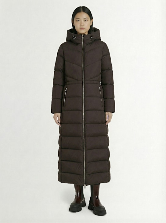 Moose Knuckles: Flighweight Belle Cote down parka - women_1 | Luisa Via Roma