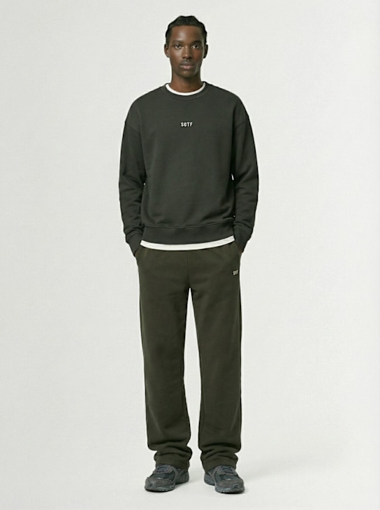 SOTF: Standard crewneck sweatshirt - アーミーグリーン - men_1 | Luisa Via Roma