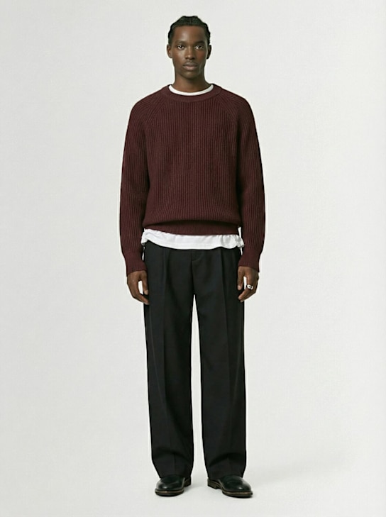 Laneus: Hose aus Flanell - Nero/Black - men_1 | Luisa Via Roma