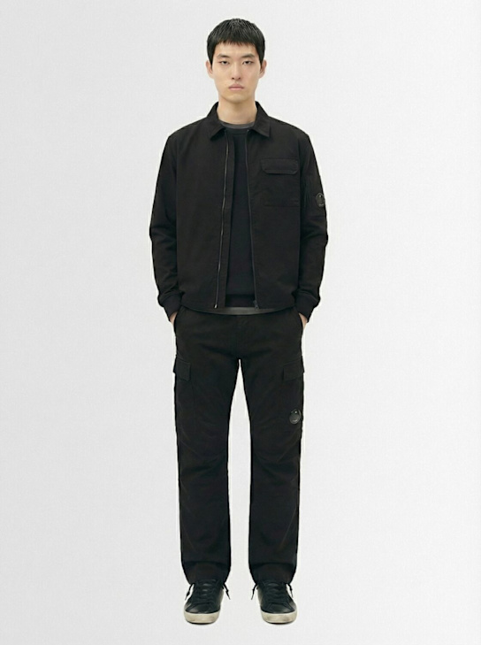 C.P. Company: Cotton gabardine overshirt - men_1 | Luisa Via Roma