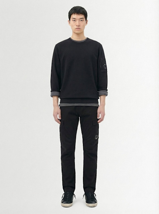 C.P. Company: Stretch cotton cargo pants - men_1 | Luisa Via Roma