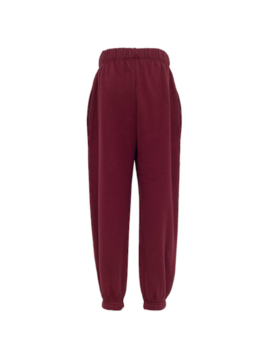 Kiddin: コットンスウェットパンツ - ボルドー - kids-girls_1 | Luisa Via Roma