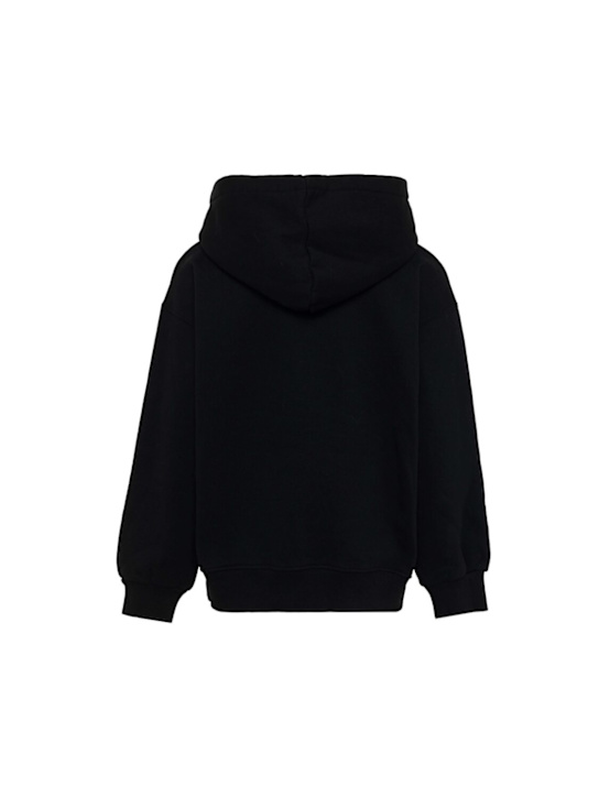 Kiddin: コットンスウェットシャツ - ブラック - kids-boys_1 | Luisa Via Roma