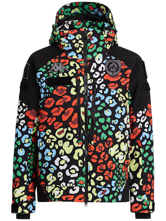 Kappa: Printed puffer jacket - White/Multi - men_0 | Luisa Via Roma