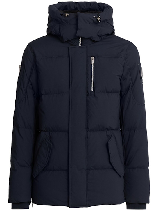 Moose Knuckles: Granite Peak 다운 재킷 - 네이비 - men_0 | Luisa Via Roma