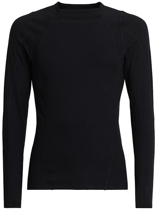 Nike: Jacquemus base layer top - Nero - men_0 | Luisa Via Roma