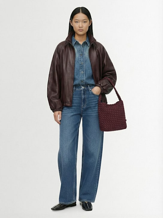 NAGHEDI: Borsa piccola Nomad Hobo - Bordeaux - women_1 | Luisa Via Roma