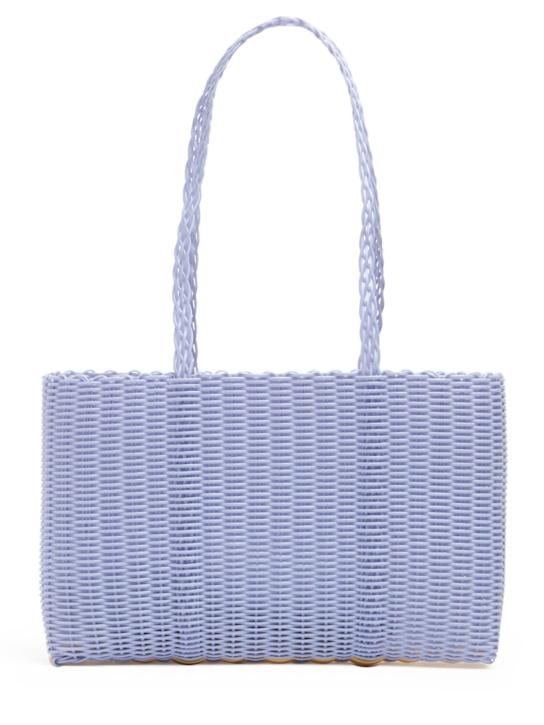 Rayas Collective: Elongated woven shoulder bag - Jet Set - women_0 | Luisa Via Roma