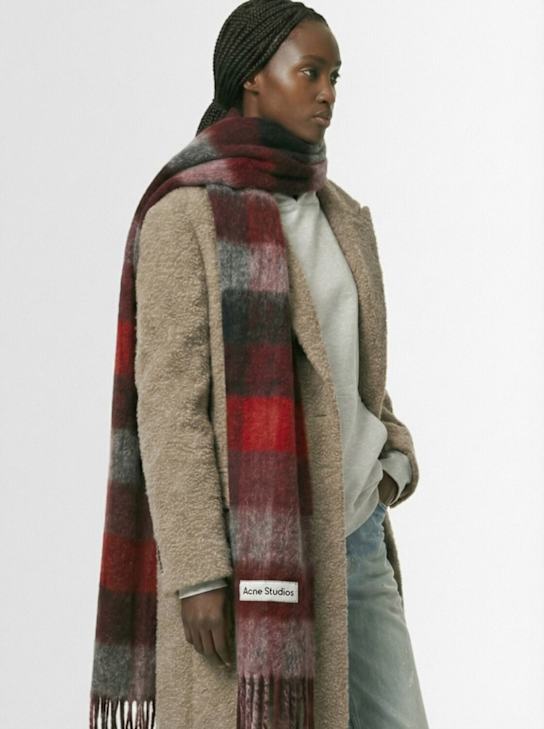 Acne Studios: Bufanda de alpaca - women_1 | Luisa Via Roma