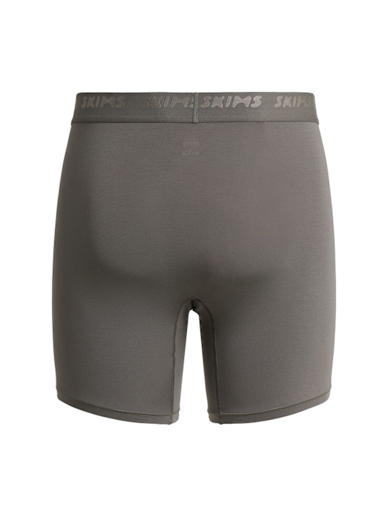 Skims: Pack of 3 stretch 5 inch boxer briefs - Gunmetal Multi - men_1 | Luisa Via Roma