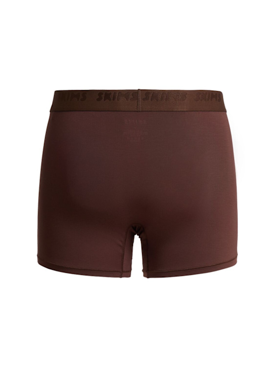 Skims: Pack of 3 stretch 3 inch boxer briefs - Desert Multi - men_1 | Luisa Via Roma