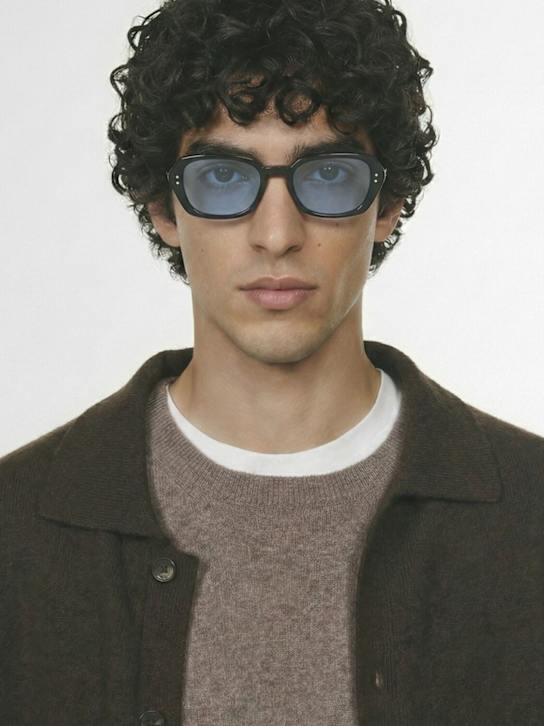 Our Legacy: 醋酸纤维太阳镜 - 黑色 - men_1 | Luisa Via Roma