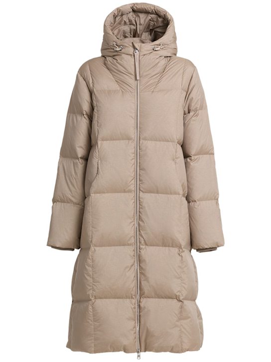 Varley: Katya long down puffer jacket - Portabella - women_0 | Luisa Via Roma