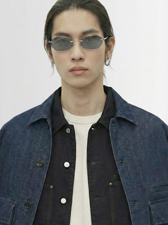 Our Legacy: Lunettes de soleil en métal - men_1 | Luisa Via Roma