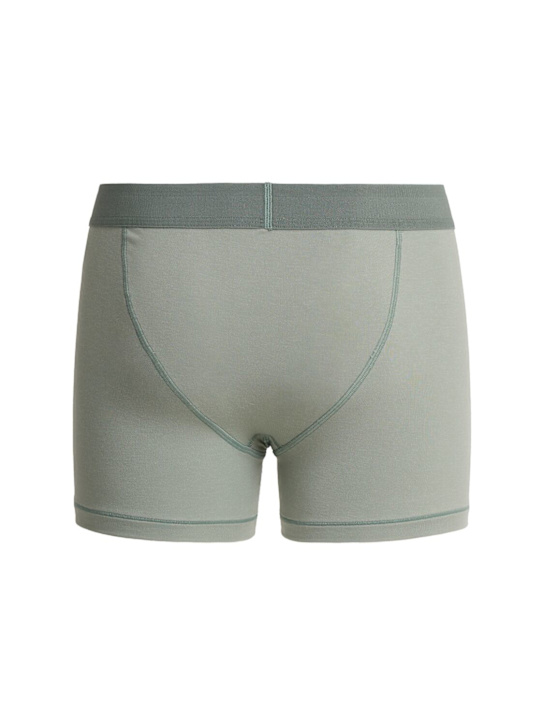 Skims: Pack of 3 cotton 3 inch boxer briefs - Stone Multi - men_1 | Luisa Via Roma