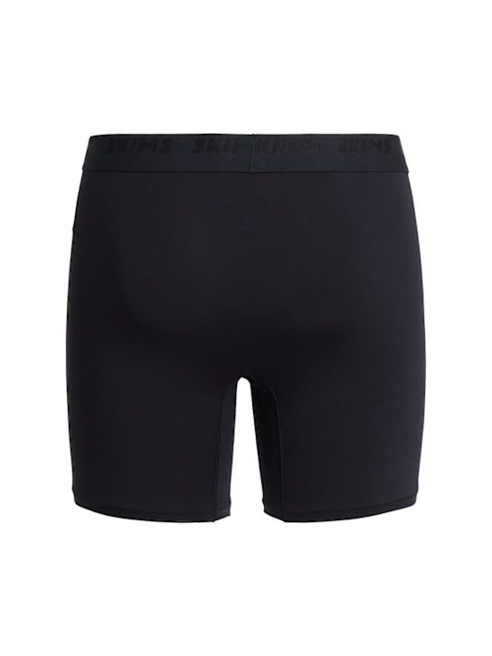 Skims: Pack of 3 stretch 5 inch boxer briefs - Obsidian - men_1 | Luisa Via Roma