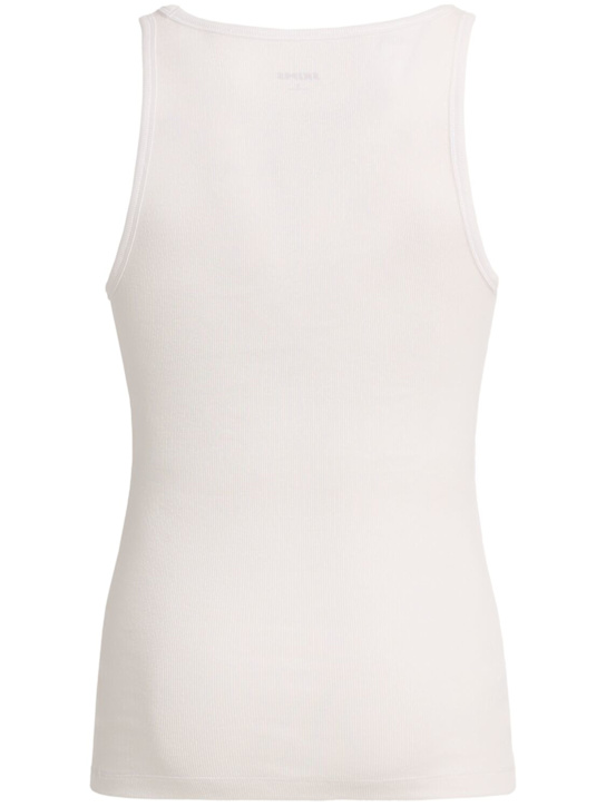 Skims: Pack of 3 ribbed cotton blend tank tops - Chalk - men_1 | Luisa Via Roma
