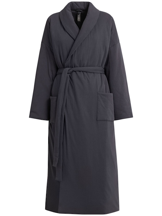 Skims: Cotton long robe - Asche - women_0 | Luisa Via Roma
