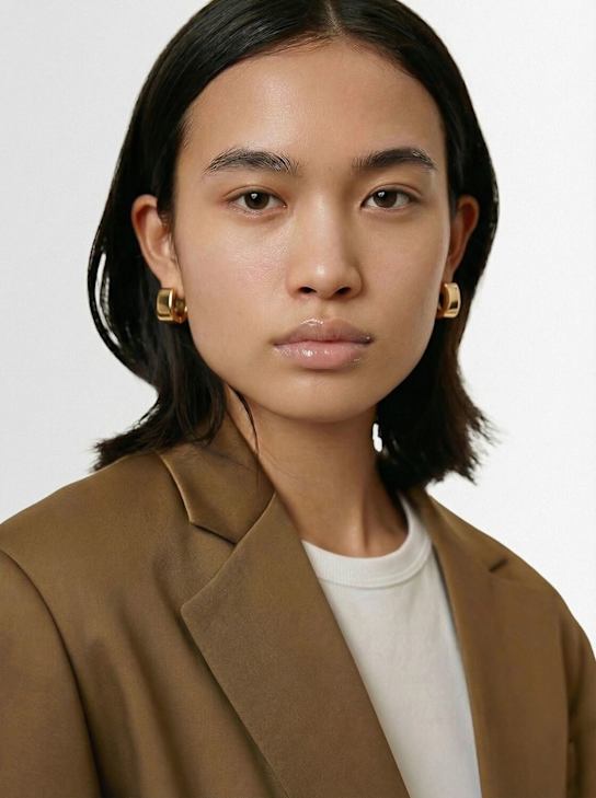 Otiumberg: Chunky square hoop earrings - women_1 | Luisa Via Roma