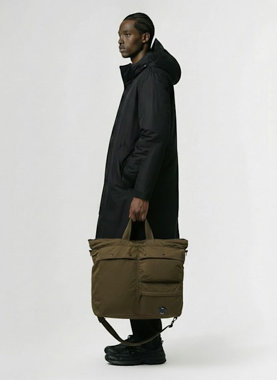 C.P. Company: Garment dyed nylon tote bag - men_1 | Luisa Via Roma