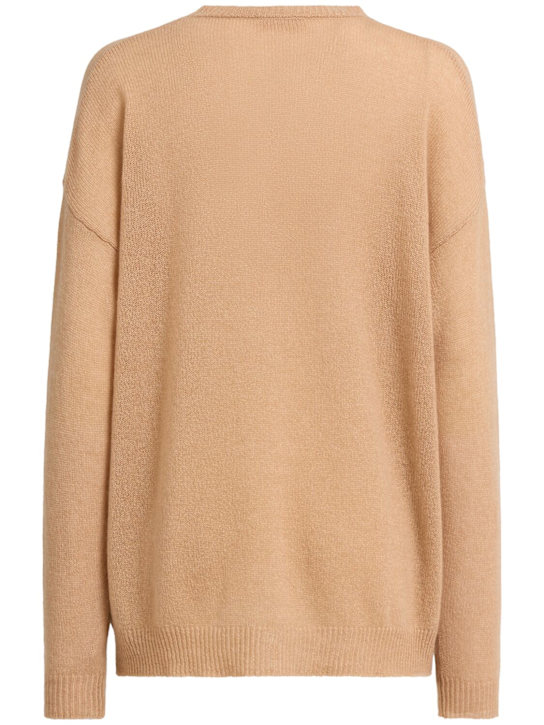 1929: Aura羊绒V领毛衣 - 沙丘色 - women_1 | Luisa Via Roma