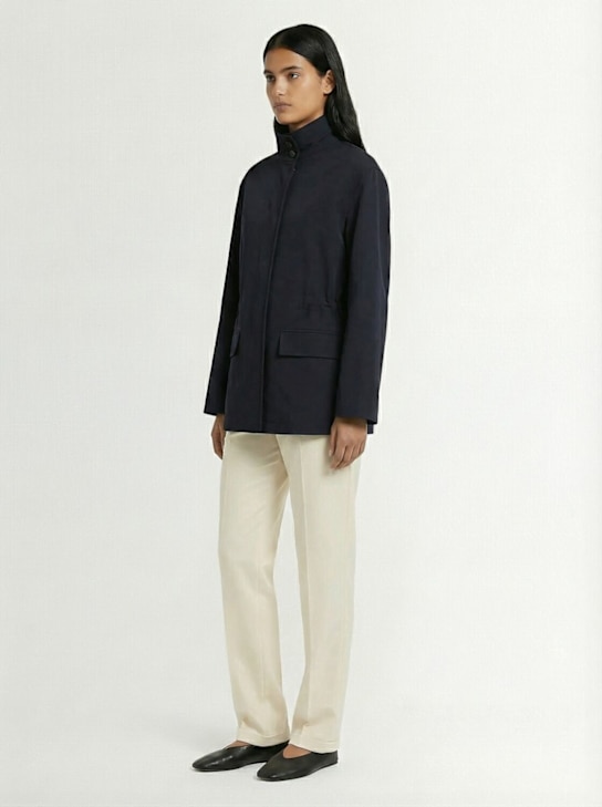 The Row: Tanera virgin wool blazer - Navy - women_1 | Luisa Via Roma