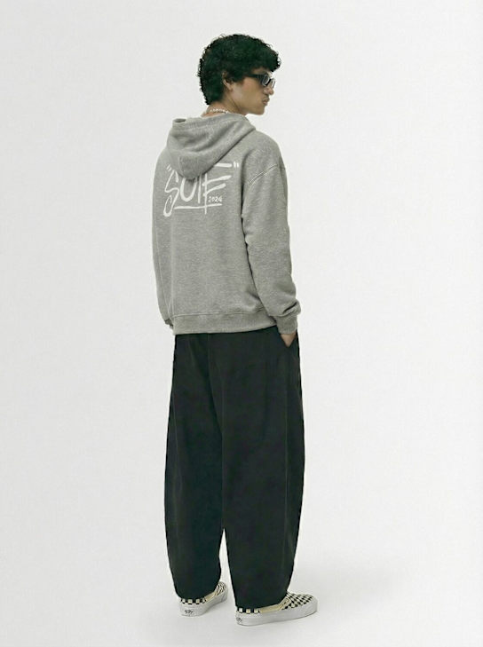 SOTF: Tag连帽卫衣 - 麻灰色 - men_1 | Luisa Via Roma