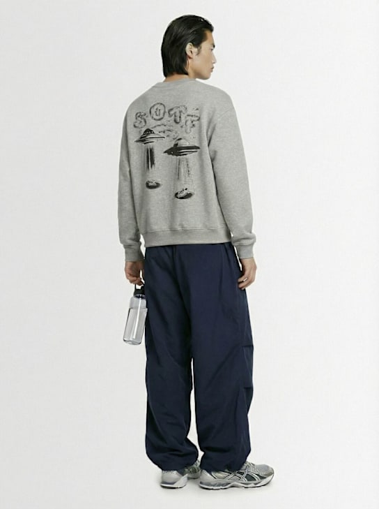 SOTF: UFO crewneck sweatshirt - Heather Grey - men_1 | Luisa Via Roma