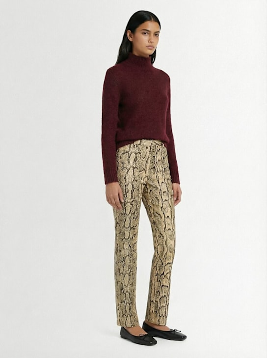 Dries Van Noten: Tenne virgin wool turtleneck sweater - Red - women_1 | Luisa Via Roma