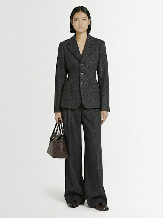 Maison Margiela: Wollhose mit weitem Bein - women_1 | Luisa Via Roma