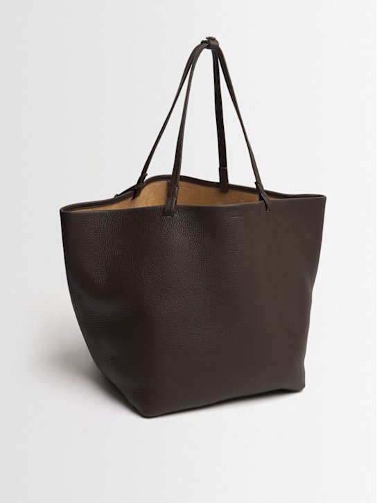 The Row: XL Park leather tote bag - men_1 | Luisa Via Roma
