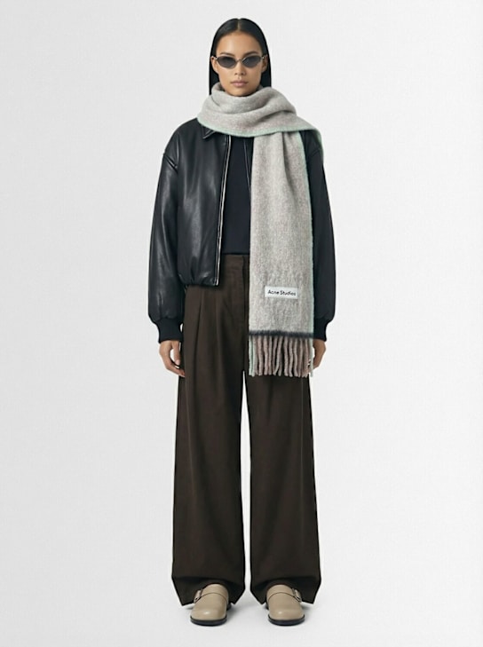 Acne Studios: 푸퍼 봄버 재킷 - 블랙 - women_1 | Luisa Via Roma