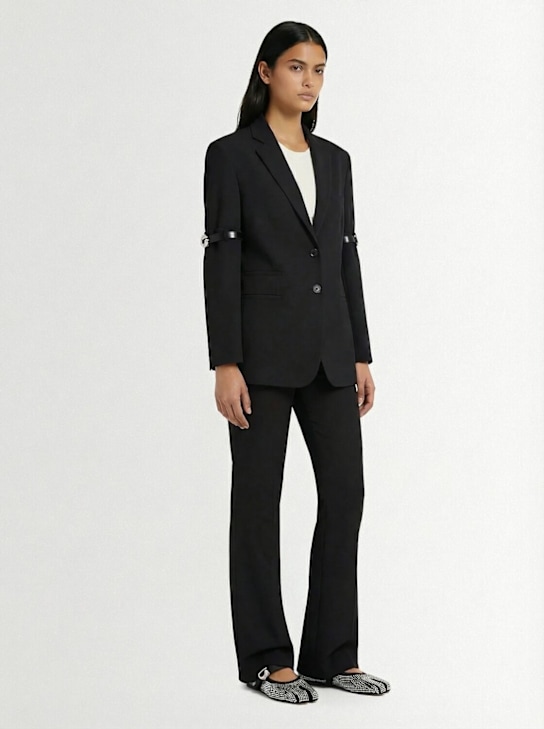 Coperni: Hybrid oversized tailored blazer - women_1 | Luisa Via Roma