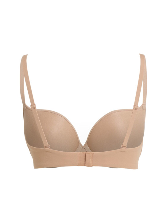 Skims: Nylon push-up demi bra - Argile - women_1 | Luisa Via Roma