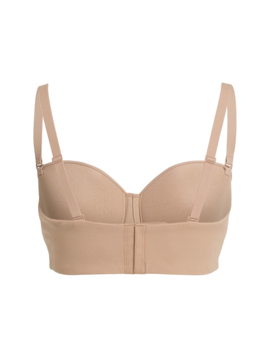 Skims: Nylon blend strapless bra - Argile - women_1 | Luisa Via Roma