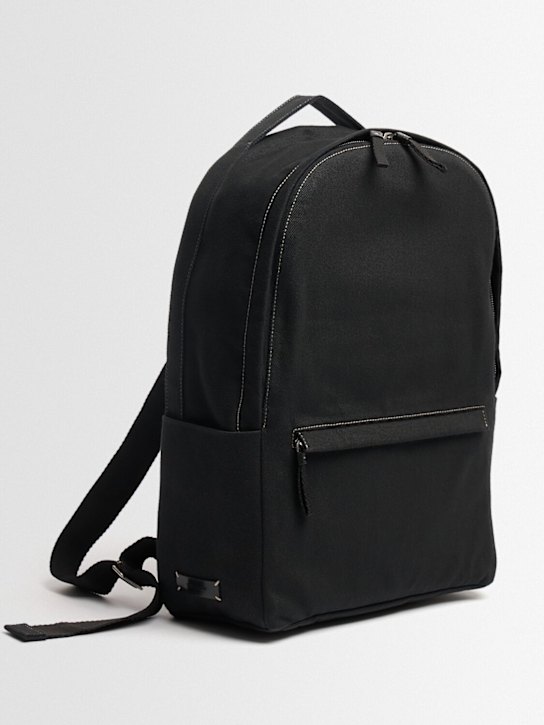 The Row: Sisal cotton backpack - Black Ans - men_1 | Luisa Via Roma