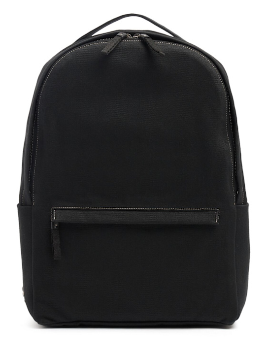 The Row: Sisal cotton backpack - Black Ans - men_0 | Luisa Via Roma