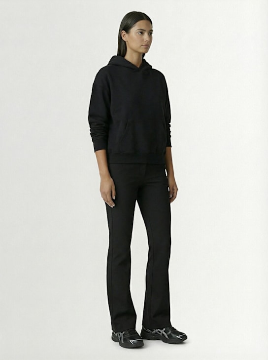 Skims: 코튼 저지 폴드오버 스웨트팬츠 - Onyx - women_1 | Luisa Via Roma