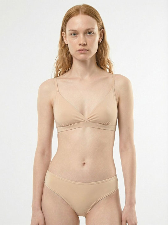 Skims: Fits Everybody三角形文胸 - 沙色 - women_1 | Luisa Via Roma